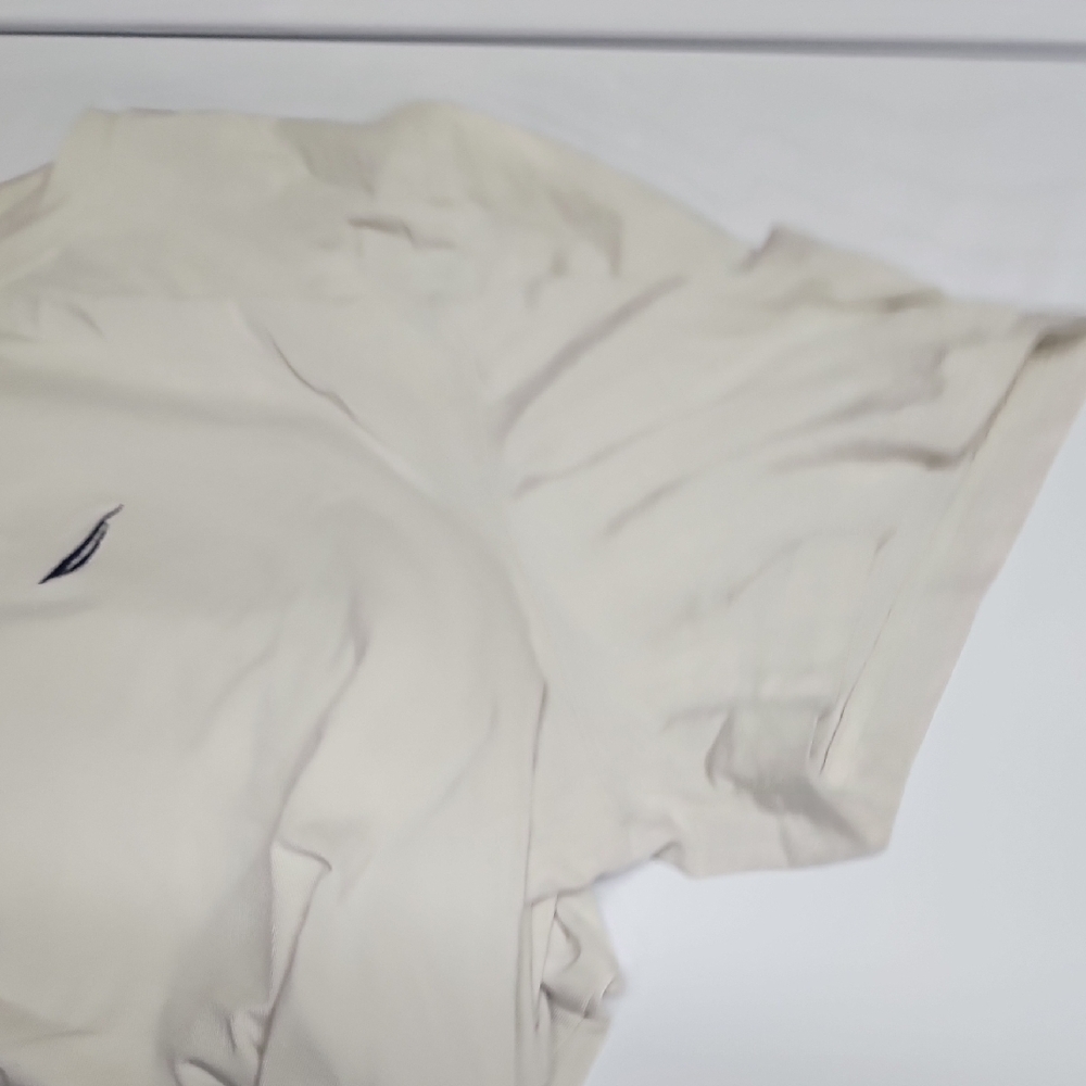 Nautica Cream Performance Tee XXL - Picture 4 of 5